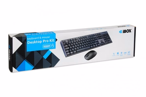 iBox IKMS606W klaviatūra RF belaidis English juoda