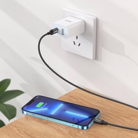 Kabelis USB C į Lightning Hoco PD 20W 1 m X89 juodas