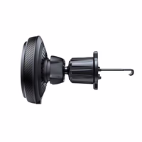 Tech-Protect MM15W-V4 automobilinis telefono laikiklis su MagSafe 15W indukciniu įkrovikliu, tvirtinamas prie oro angos - juodas