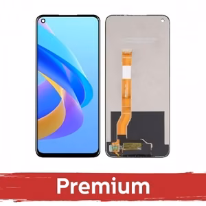 LCD Display Compatible With OPPO A76 / A36 (4G) Black OEM
