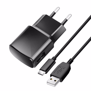 BLUE STAR kelioninis įkroviklis 2A 10W USB A + kabelis USB A į Type C TFK-TC-1100B juodas