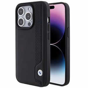 BMW odinis mėlyni taškai iPhone 15 Pro Max dėklas - juodas