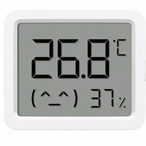 Xiaomi Smart Temperature and Humidity Monitor 3 Mini QBH4312GL – kompaktiškas temperatūros ir drėgmės matuoklis, baltas