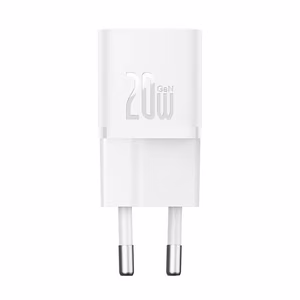 Mini sieninis įkroviklis Baseus GaN5 20W (baltas)