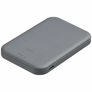 Uniq Lyden Lexa magnetine 5000mAh PD USB-C MagSafe isorine baterija - pilka