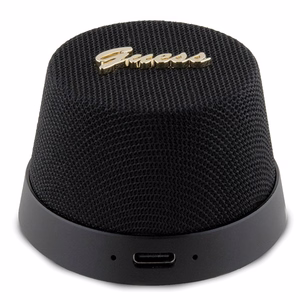 Guess magnetinis Script Metal Bluetooth garsiakalbis - juodas