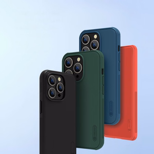 Dėklas Nillkin Super Frosted Shield Pro Apple iPhone 14 Pro Max mėlynas