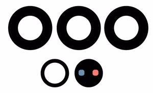 Samsung S918 S23 Ultra 5G kameros stikliukas (only lens 5pcs) ORG