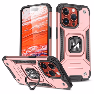 Wozinsky Ring Armor iPhone 15 Pro iPhone 15 Pro Ring Armor dėklas - auksinis