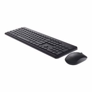 Dell Keyboard and Mouse KM3322W Keyboard and Mouse Set Wireless Batteries included Wireless connection Ukrainian Black