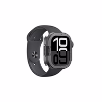 AmazingThing Titan Pro Metal Dėklas Apple Watch 11 46mm Aluminum - Juodas