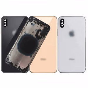 Galinis dangtelis skirtas iPhone Xs Max su visu korpusu / White / OEM