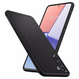 Spigen Liquid Air dėklas Samsung Galaxy S21 - matinė juoda