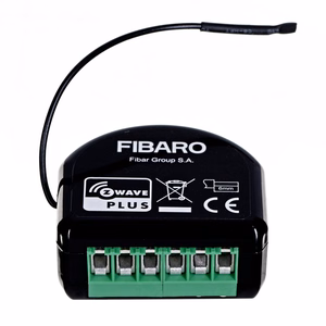 Fibaro Dimmer 2 elektros relė Juoda