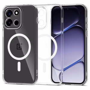 Tech-Protect FlexAir Hybrid MagSafe dėklas, skirtas OnePlus Nord 6 – skaidrus