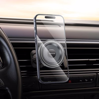 Automobilinis telefono laikiklis Borofone BH122 Magsafe (air vent) juodas