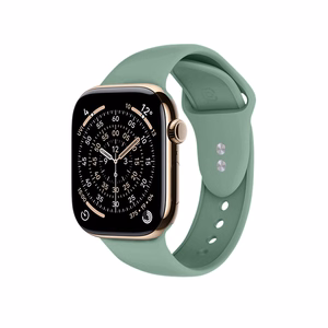 Crong Liquid dirželis, skirtas Apple Watch 38 / 40 / 41 / 42 mm, šalavijų žalias