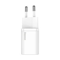 Įkroviklis Baseus Super Si 20W USB-C baltas CCSUP-B02