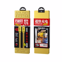 WEKOME WDC-163 Sakin Series - USB-C to Lightning PD 20W connecting laidas 1 m (auksinis)