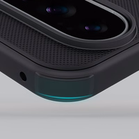 "Nillkin Super Frosted Shield Pro" dėklas "Google Pixel 10 Pro XL" - Juodas