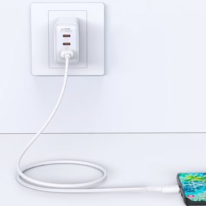 USB kabelis Acefast C2-04 USB-A to USB-C 1.2m juodas
