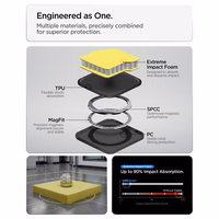 Spigen Tough Armor Mag MagSafe Dėklas for Samsung Galaxy S26+ - juodas