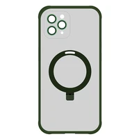Tel Protect Magiškas MagSafe su stovu dėklas telefonui Iphone 11 Pro – žalias