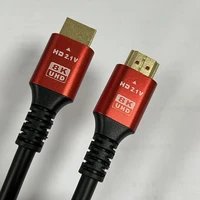 Kabelis HDMI 2.1 8K 60 Hz / 4K 120 Hz – itin didelio greičio, HDR, eARC, VRR, 48Gbps, 1 m, juodas