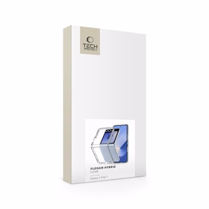 Tech-Protect FlexAir Hybrid Case for Samsung Galaxy Z Flip 7 - Transparent