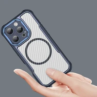 Leading Series MagSafe Silikoninis dėklas telefonui iPhone 16 Pro - mėlynas