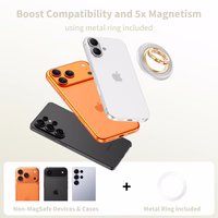 "Tech-Protect" MMR700 "Lamano MagSafe" magnetinis telefono laikiklis - pilkos ir auksinės spalvos