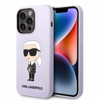 Karl Lagerfeld KLHCP14LSNIKBCU iPhone 14 Pro Dėklas - violetinis
