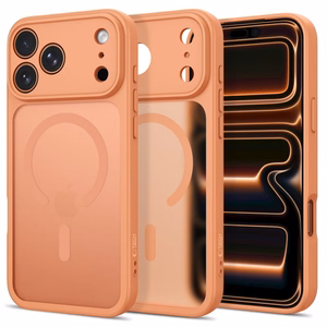 Tech-Protect BasicMag MagSafe dėklas, skirtas iPhone 17 Pro / 18 Pro, matinis oranžinis