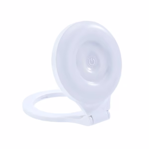 Mini magnetinis telefono stovas su šviesa suderinamas su MagSafe baltas