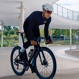 Rockbros YDWT020 Diamond cycling jersey spring/autumn/winter size S - black