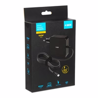 iBOX IUZ100TC nešiojamojo kompiuterio pakrovėjas PD 100W, E-mark chip