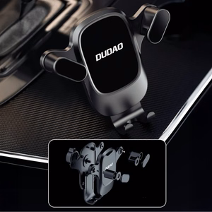 Dudao F5PRO+ automobilinis laikiklis su siurbtuku - juodas