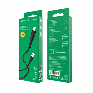 Borofone kabelis BX37 Wieldy – USB į Micro USB – 1 metras, juodas