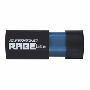 Patriot Memory Supersonic Rage Lite USB флеш-накопитель 32 ГБ USB Type-A 3.2 Gen 1 чёрный синий