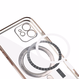 Tel Protect magnetinis prabangus dėklas telefonui Iphone 13 Mini raudonas