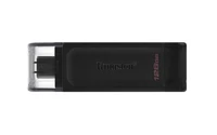 Kingston atmintukas 128GB USB-C DT70 juodas