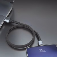 3mk Hyper Cable N-SERIES USB-A / MicroUSB 1m 5V/2.4A 12W laidas - juodas