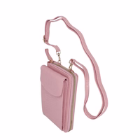 Megztas krepšys telefonui GCW12 rožinis