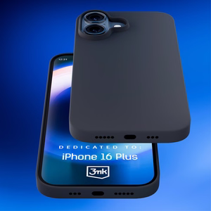 3mk Hardy Silicone MagCase dėklas telefonui iPhone 16 Plus - pilkas