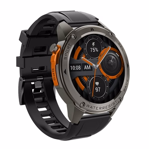 Blavec išmanusis laikrodis M-03 Predator AMOLED GPS balso skambučiai (SWM03-GP) grafito spalvos + 1 dirželis