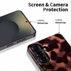 Tech-Protect Lamano MagSafe Case for Samsung Galaxy A36 / A37 5G - Black and Brown