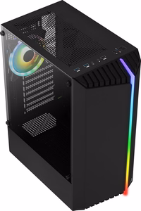 Aerocool Bionic juodas Midi Tower kompiuterio korpusas
