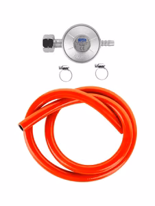 TEESA BBQ GAS REGULATOR FOR BARBECUE (HOSE, BANDS)