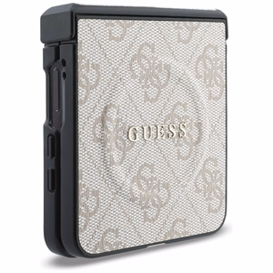 Rausvas „Guess 4G Classic MagSafe“ dėklas, skirtas „Samsung Galaxy Z Flip8“