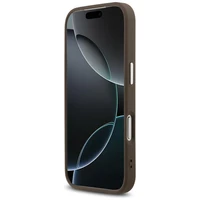 Guess 4G Classic Logo Magnetinis dėklas telefonui iPhone 17 Pro - rudas